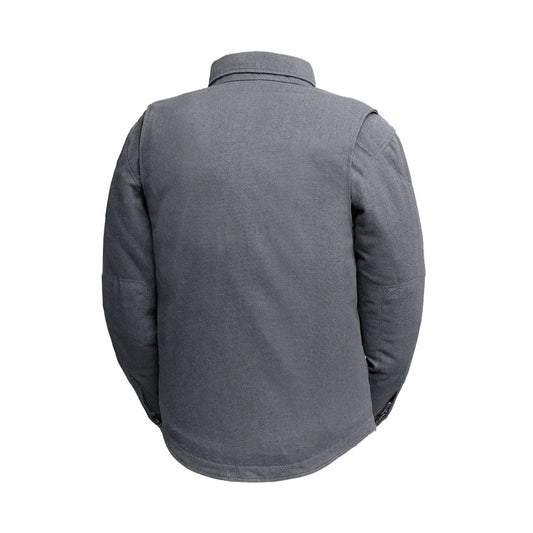 FIM409RCNVS-GRY-The Moto Shirt - Recycled Canvas