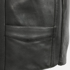 FIM658CPM-Tombstone Men's Motorcycle Western Style Leather Vest