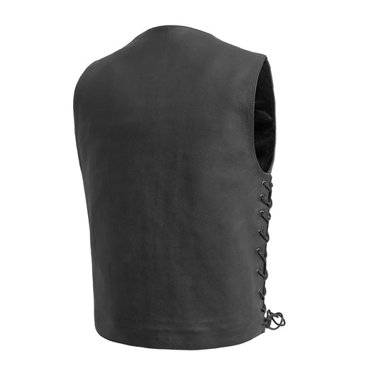 FIM630CDMT-Top Biller Men's Motorcycle Western Style Leather Vest