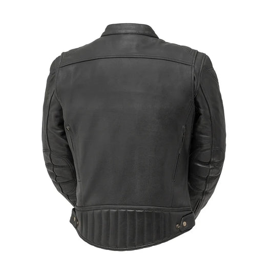 FIM288CHRZ-Top Performer Men's Motorcycle Leather Jacket