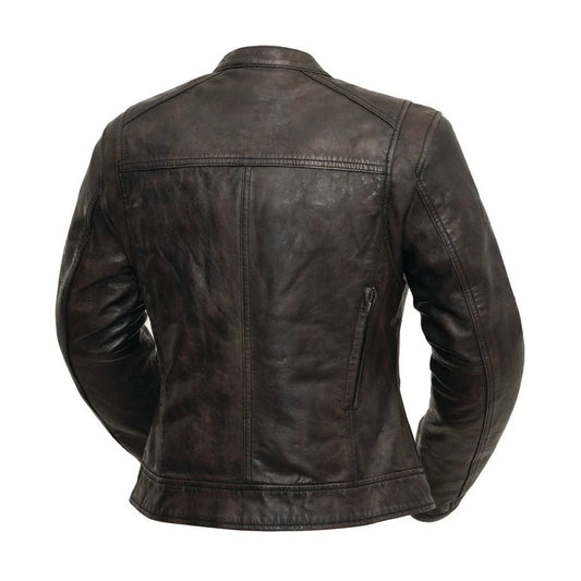 FIL164SDC-Trickster Womens Motorcycle Leather Jacket