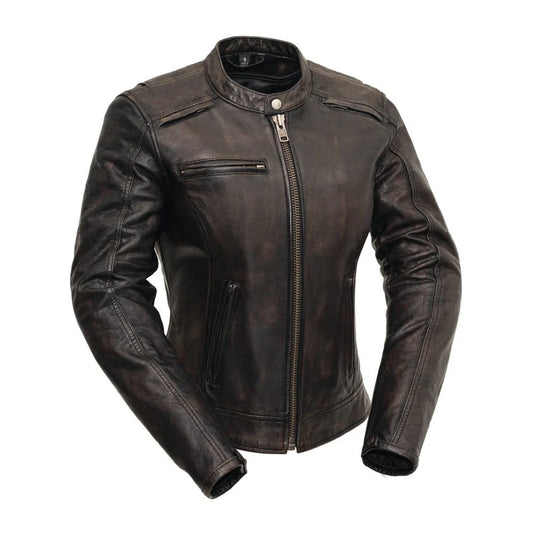 FIL164SDC-Trickster Womens Motorcycle Leather Jacket