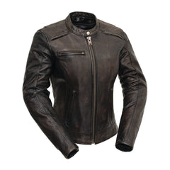 FIL164SDC-Trickster Womens Motorcycle Leather Jacket