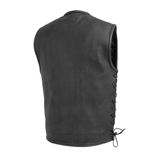 FIM654CPM-Venom Men's Motorcycle Leather Vest