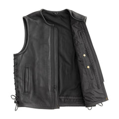 FIM654CPM-Venom Men's Motorcycle Leather Vest