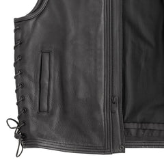 FIM654CPM-Venom Men's Motorcycle Leather Vest