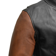 FIM210CMB-BKCOG-Willie Men's Motorcycle Leather Jacket