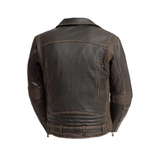 FIM287CDMZ-Wrath Men's Motorcycle Leather Jacket