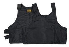 Milwaukee Leather SH1367Z Men's Black Leather 'Replica' Bullet Proof Style Motorcycle Biker Vest